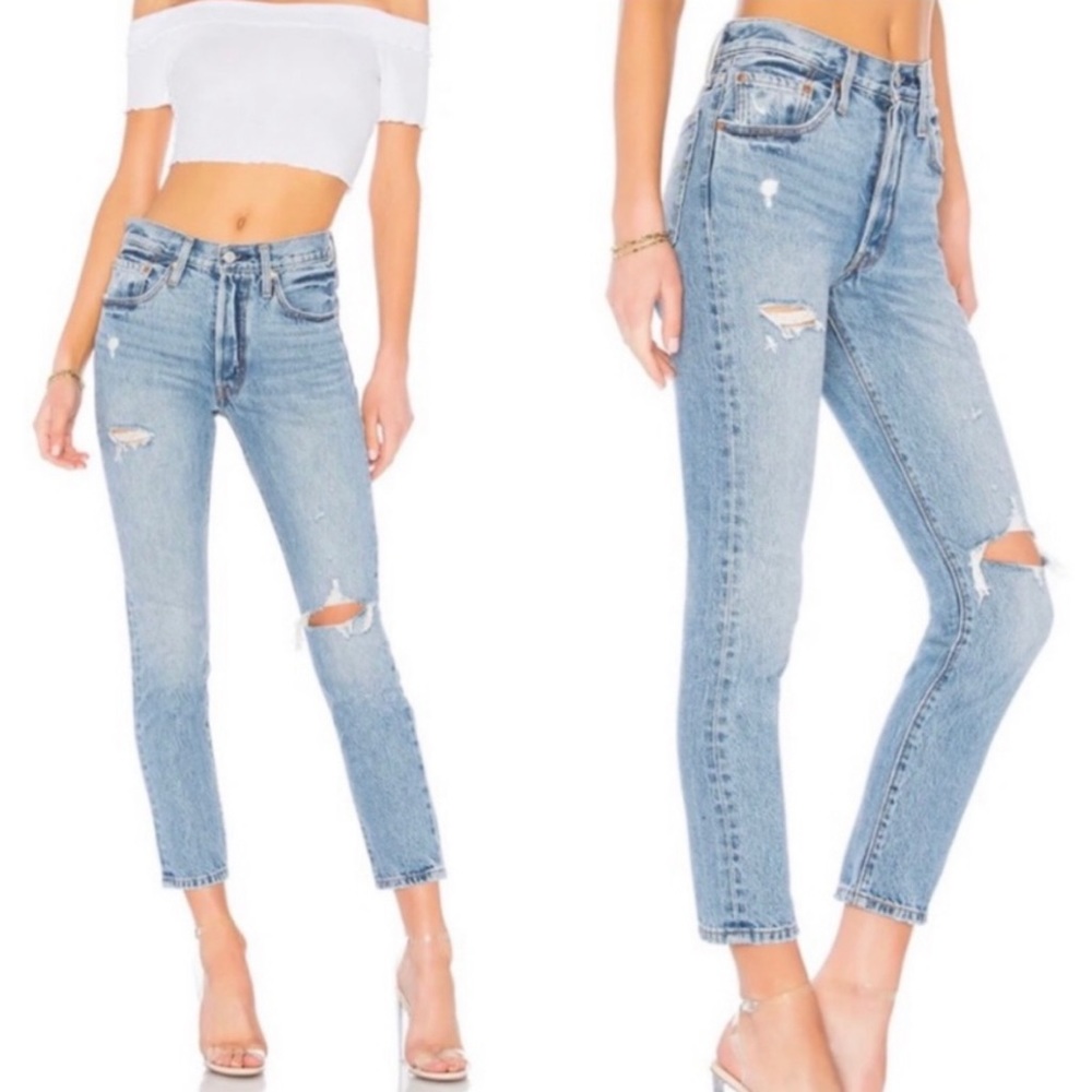 Revolve Levi’s 501 Distressed Button Fly Jeans